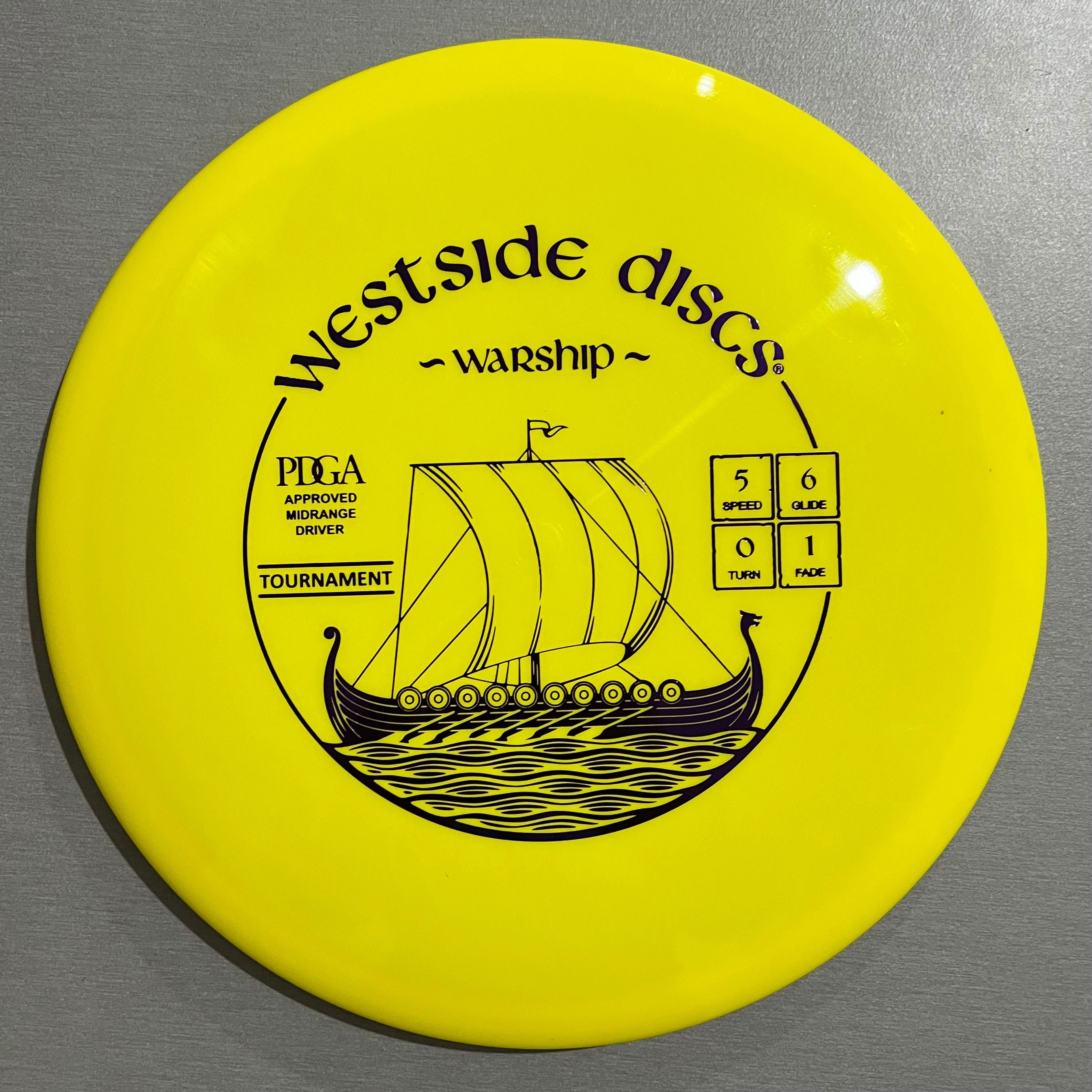 Westside Discs Warship Tournament - Midrange Driver - Sportinglife Turangi 